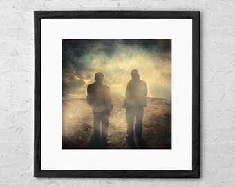 Them - Art Print - Surreal Photography - Wall Decor - Modern Artwork - Modern Home Decor - Foggy Mountain Poster - Surreal Haunting Wall Art