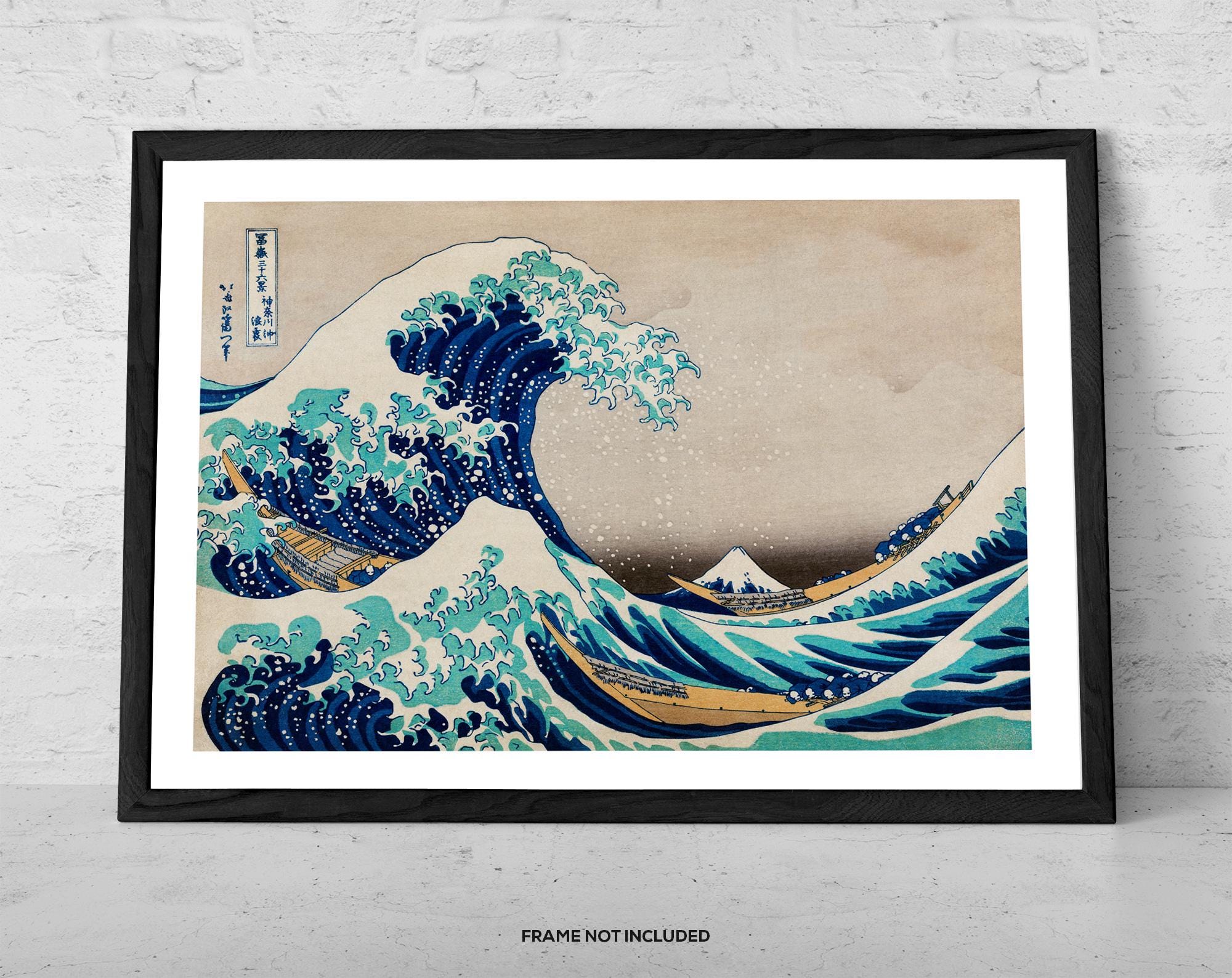 The Great Wave off Kanagawa by Katsushika Hokusai – Art Print