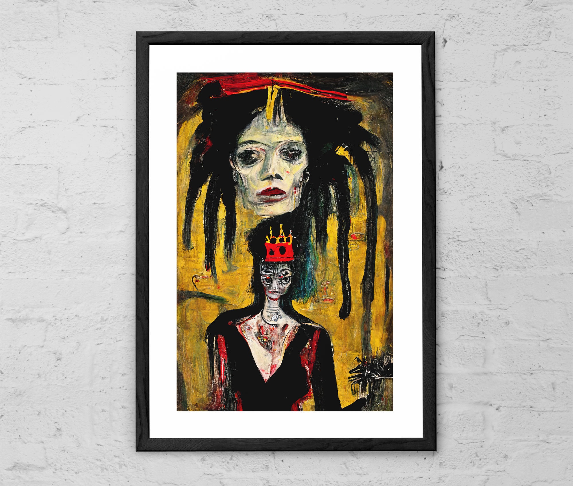 Duchess of Dread - Painting - Giclee Print - Neo-expressionism
