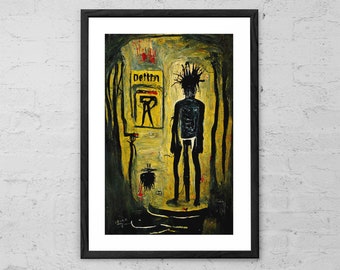 Rotten in the Depths - Painting - Art Print - Neo-Expressionism - Abstract Art - Modern Home Decor - Wall Art - Surreal Print - Horror Decor