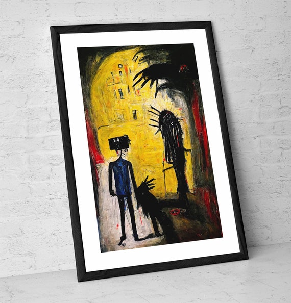 Blinded by the Shadows - Painting - Art Print - Neo-expressionism