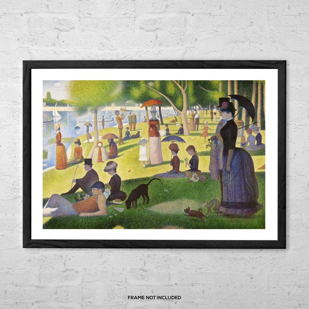 A Sunday on La Grande Jatte by Georges Seurat Art Print