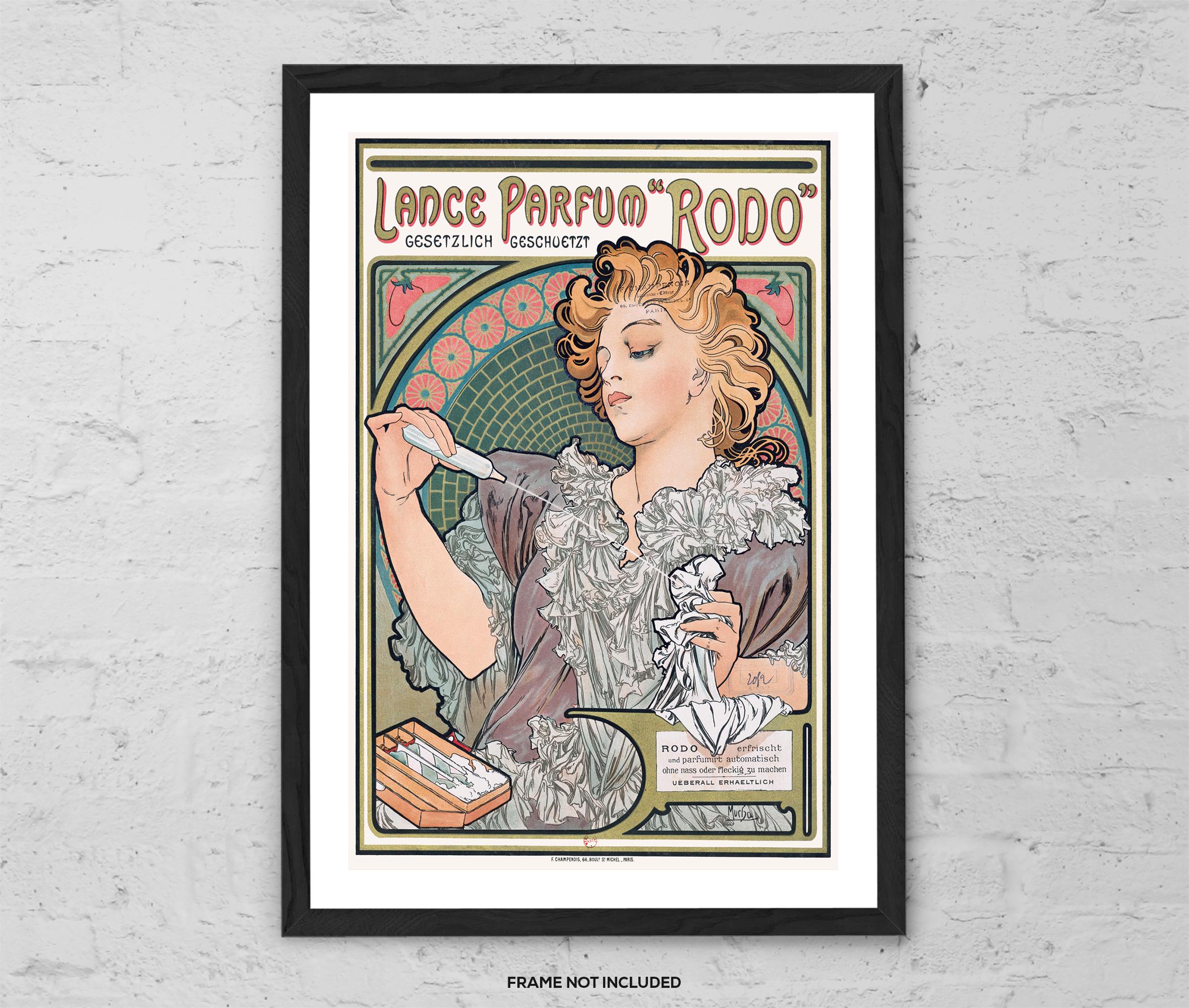 Lance Parfum Rodo by Alphonse Mucha – Art Print – Art Nouveau