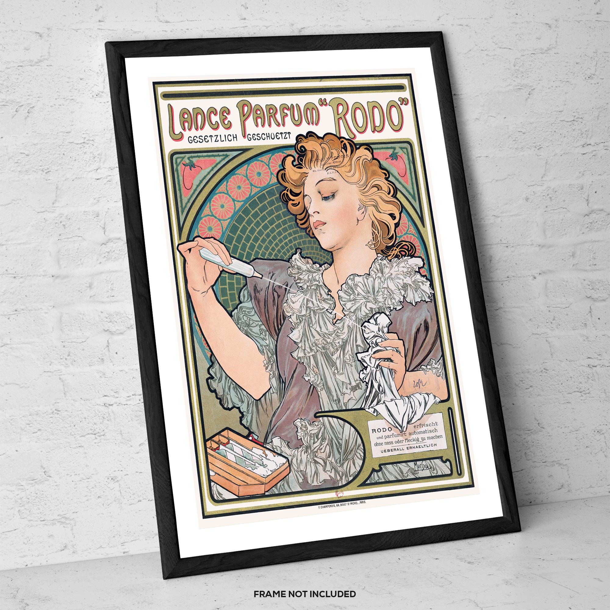 Lance Parfum Rodo by Alphonse Mucha – Art Print – Art Nouveau