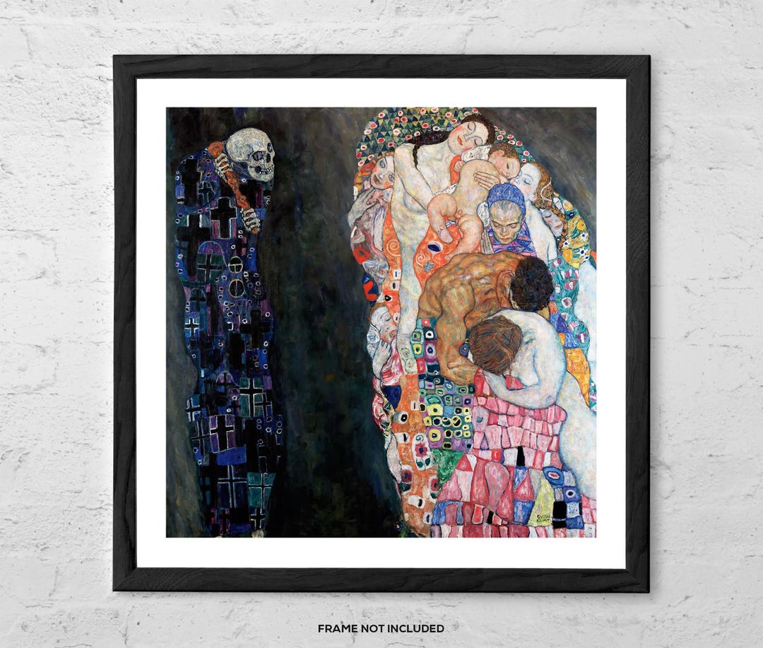 Death and Life by Gustav Klimt Art Print – Symbolist Painting ...