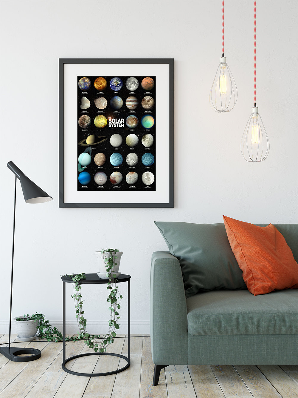 Solar System Wall Art - Planets Print - Space Poster - the Solar System ...