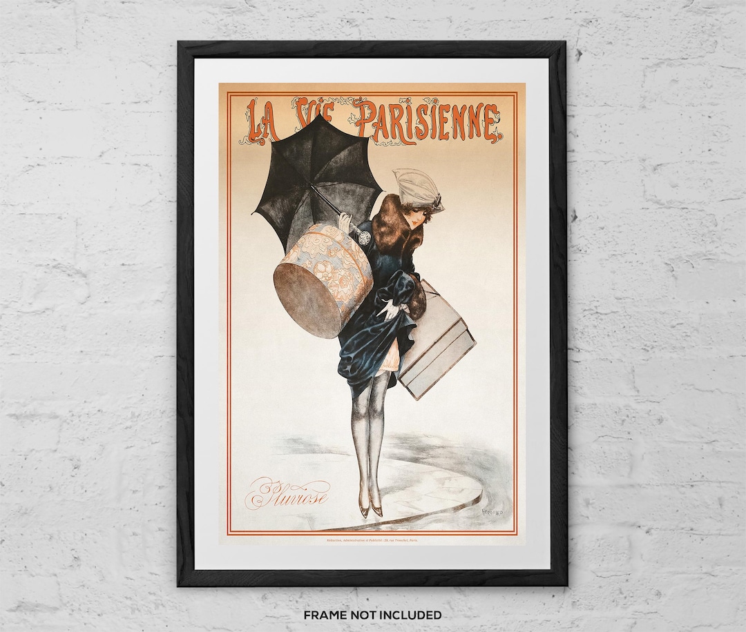 La Vie Parisienne - Art Print - Vintage Poster - Elegant 1920s
