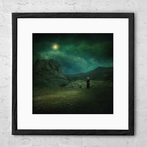 Surreal Moon Art - Etsy