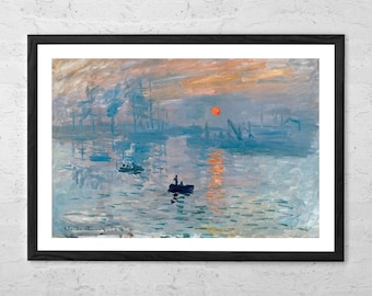 Claude Monet Exhibition Poster - Impression Soleil Levant