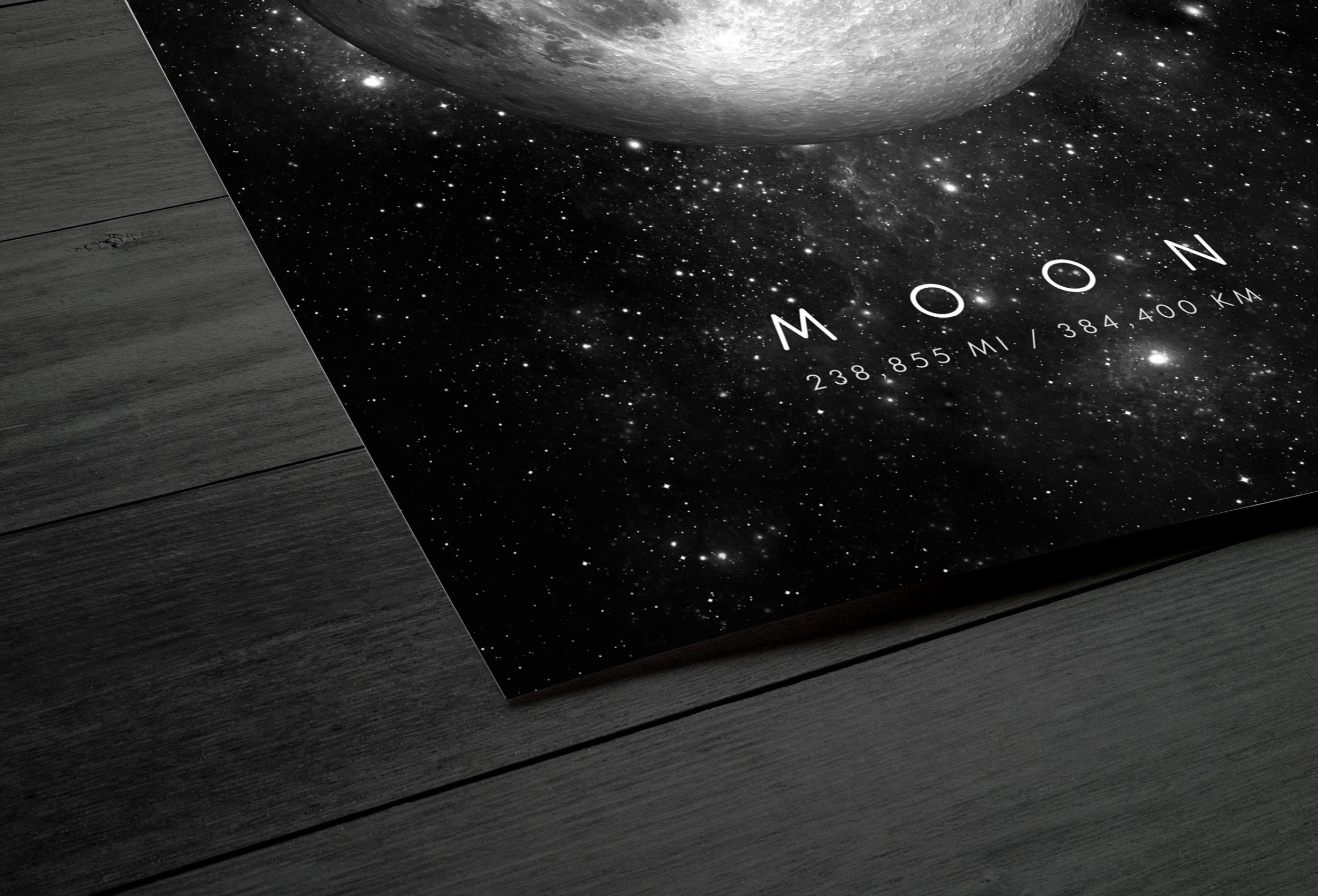 Moon - Art Print - Moon Wall Art - Moon Poster - Lunar Moon Print ...