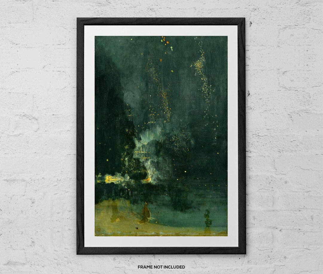 Nocturne in Black and Gold by James Mcneill Whistler - Art Print ...