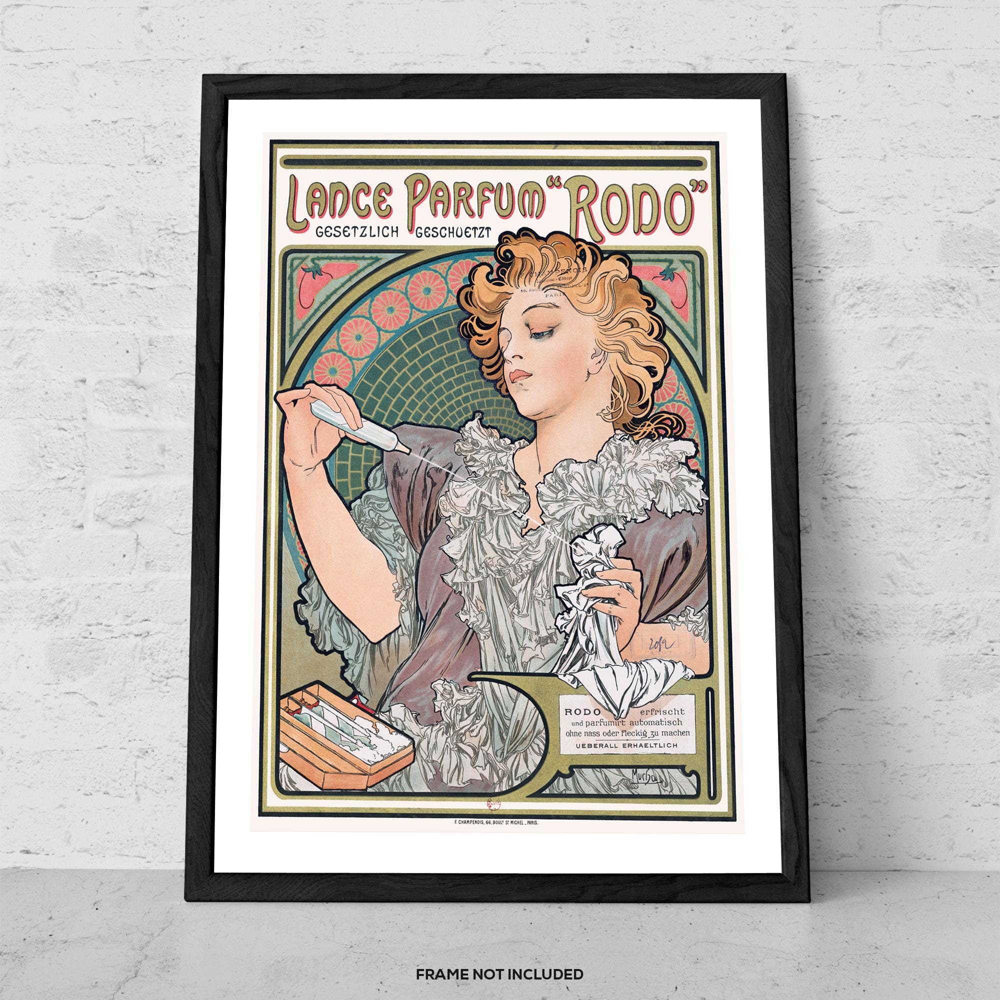 Lance Parfum Rodo by Alphonse Mucha – Art Print – Art Nouveau