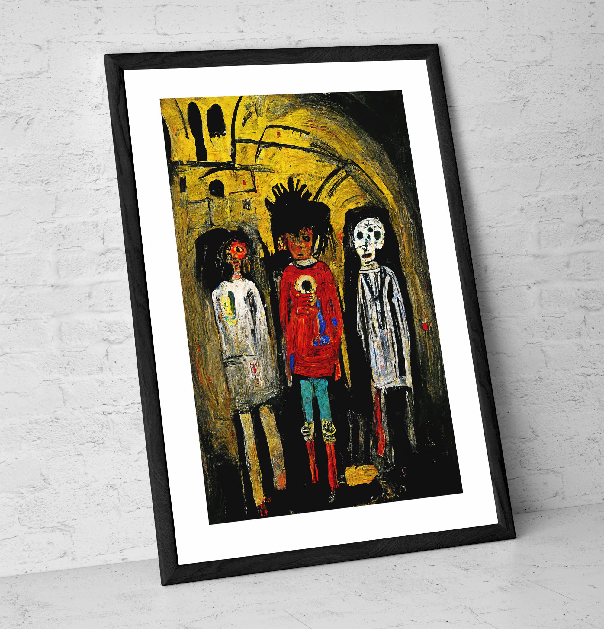 Children of the Crypt - Painting - Art Print - Neo-expressionism