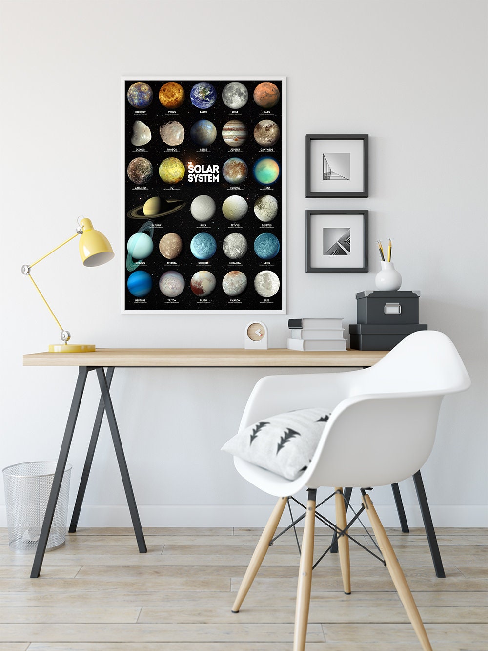 Solar System Wall Art - Planets Print - Space Poster - the Solar System ...
