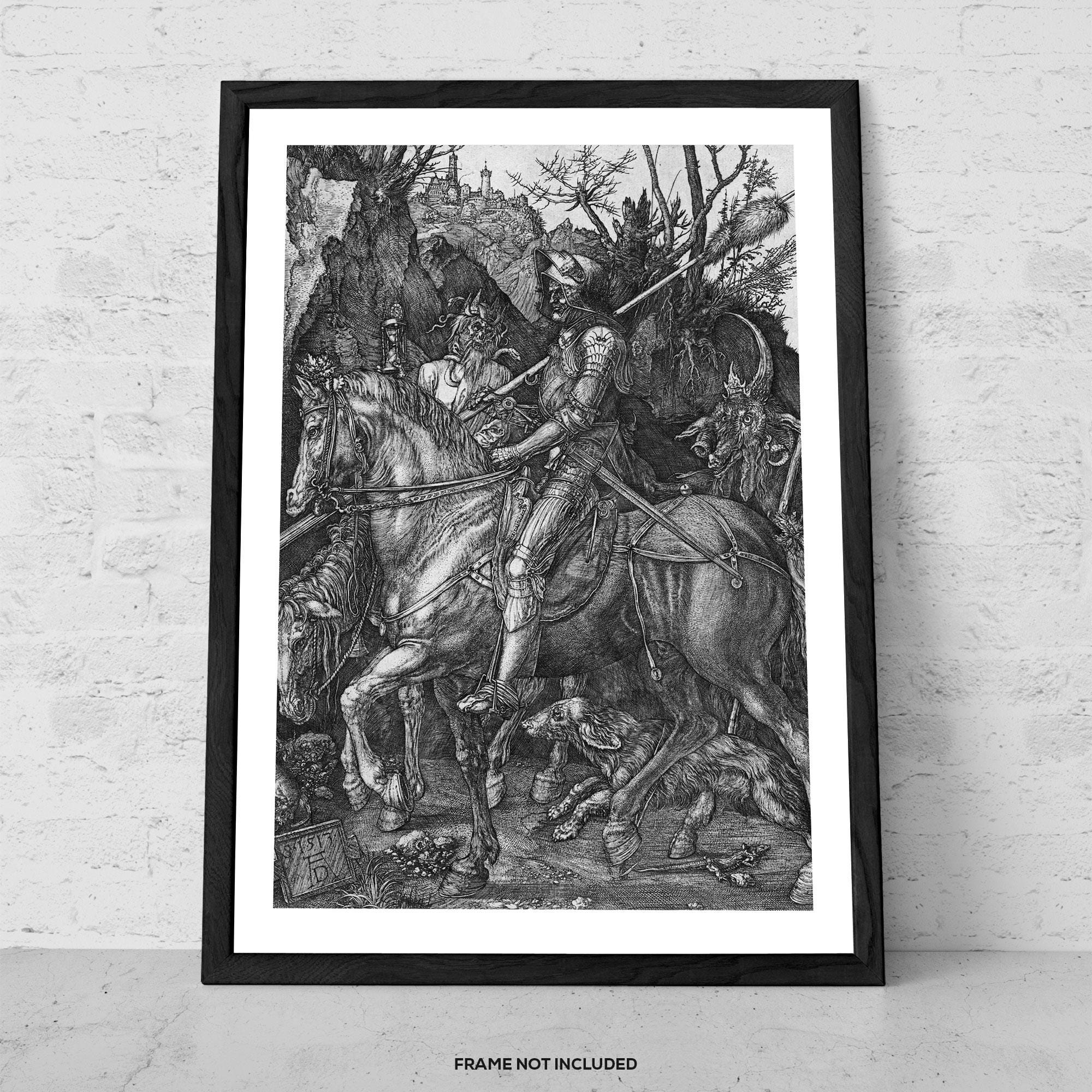 Knight, Death and the Devil by Albrecht Dürer – Art Print – Gothic