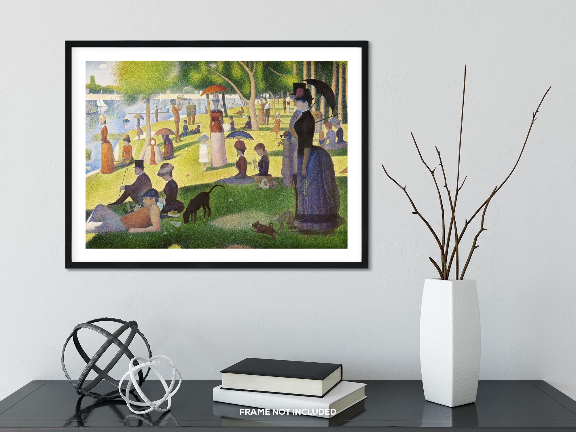 Georges Seurat: Ein Sonntagnachmittag Auf Der Insel La Grande Jatte. 1884-86