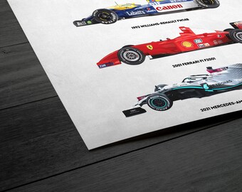 19 Formula 1 Famous Quote Inspirational Poster Auto Car Racing Sport Photo Print 