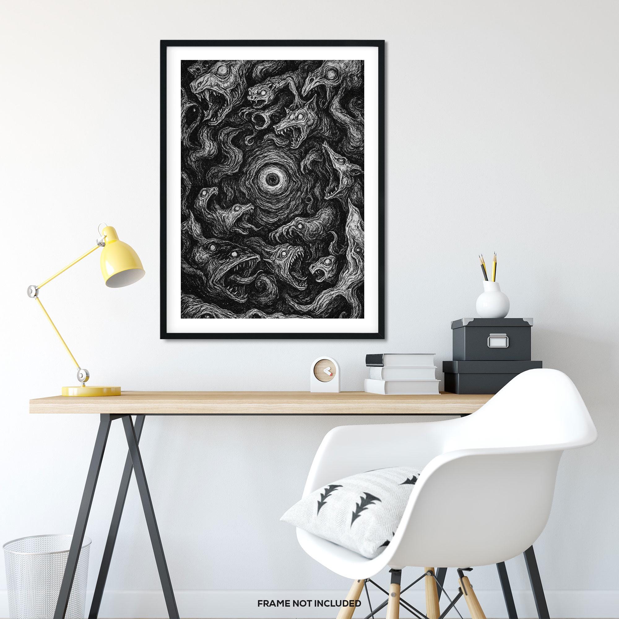 Voidspawn – Horror Creature Art Print – Eldritch Cosmic Horror