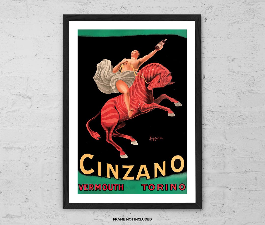Cinzano Vermouth Torino by Leonetto Cappiello - Art Print