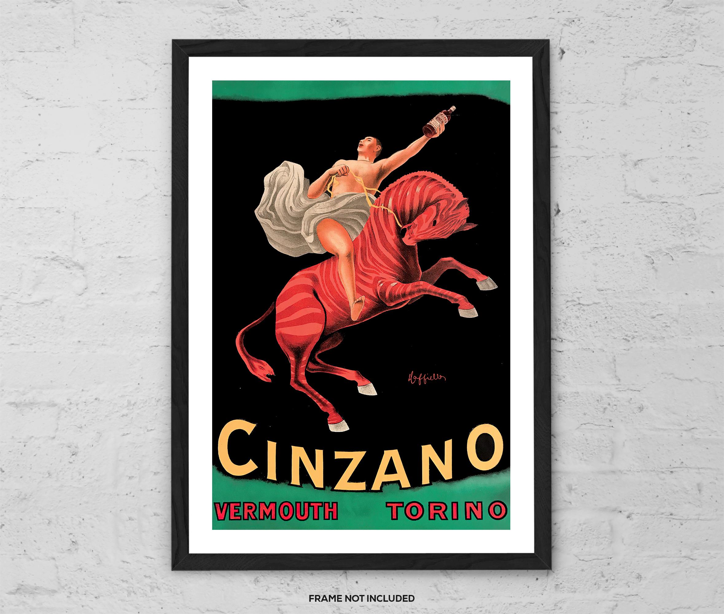 Carpaccio画集(新品)イタリア語版(メルカリ専用) Cinzano Vermouth Torino by Leonetto Cappiello - Art Print