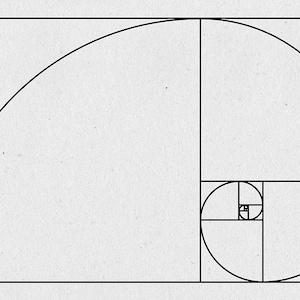 Fibonacci Spiral - Golden Spiral - Fibonacci Sequence - Mathematics Art ...