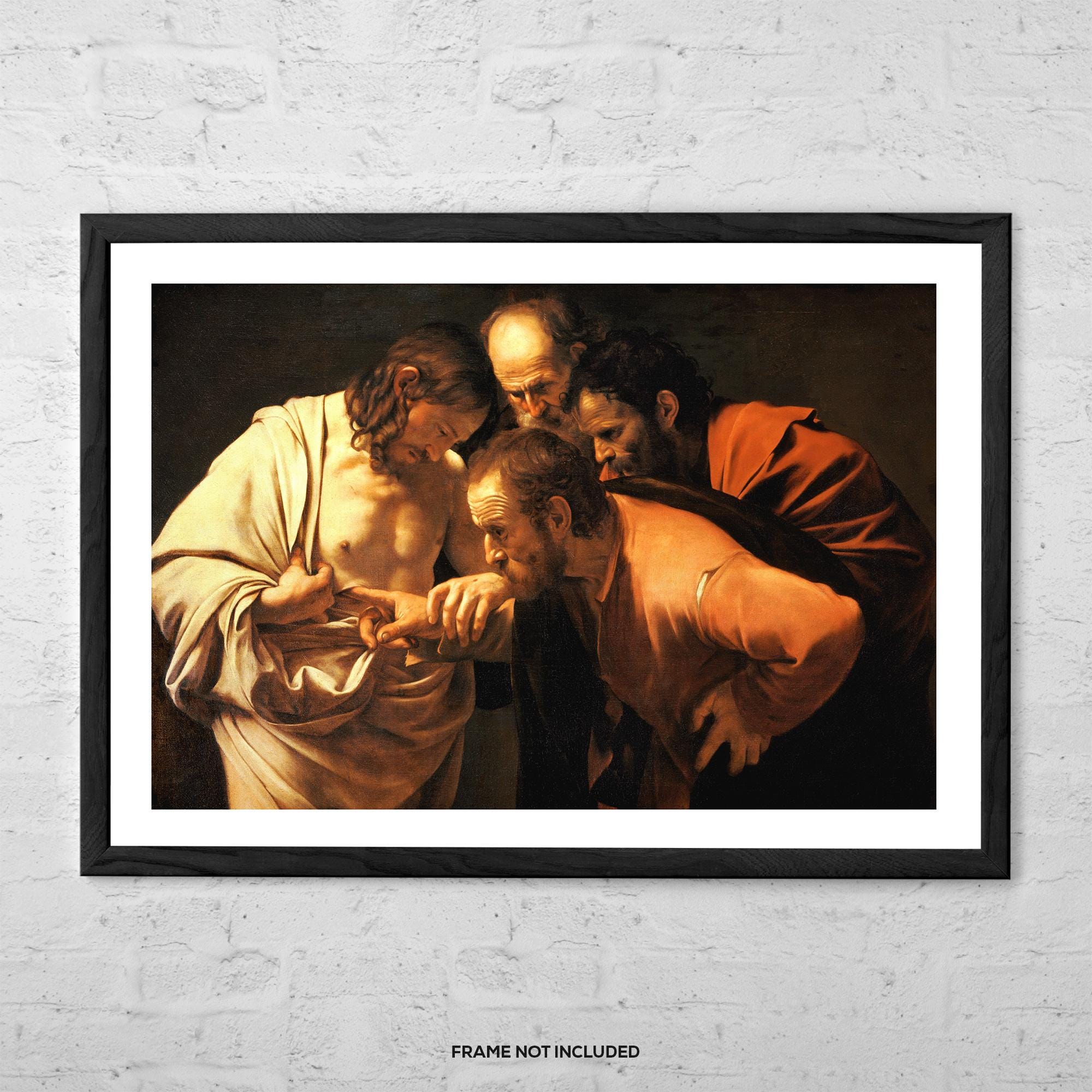The Incredulity of Saint Thomas by Caravaggio – Classic Baroque