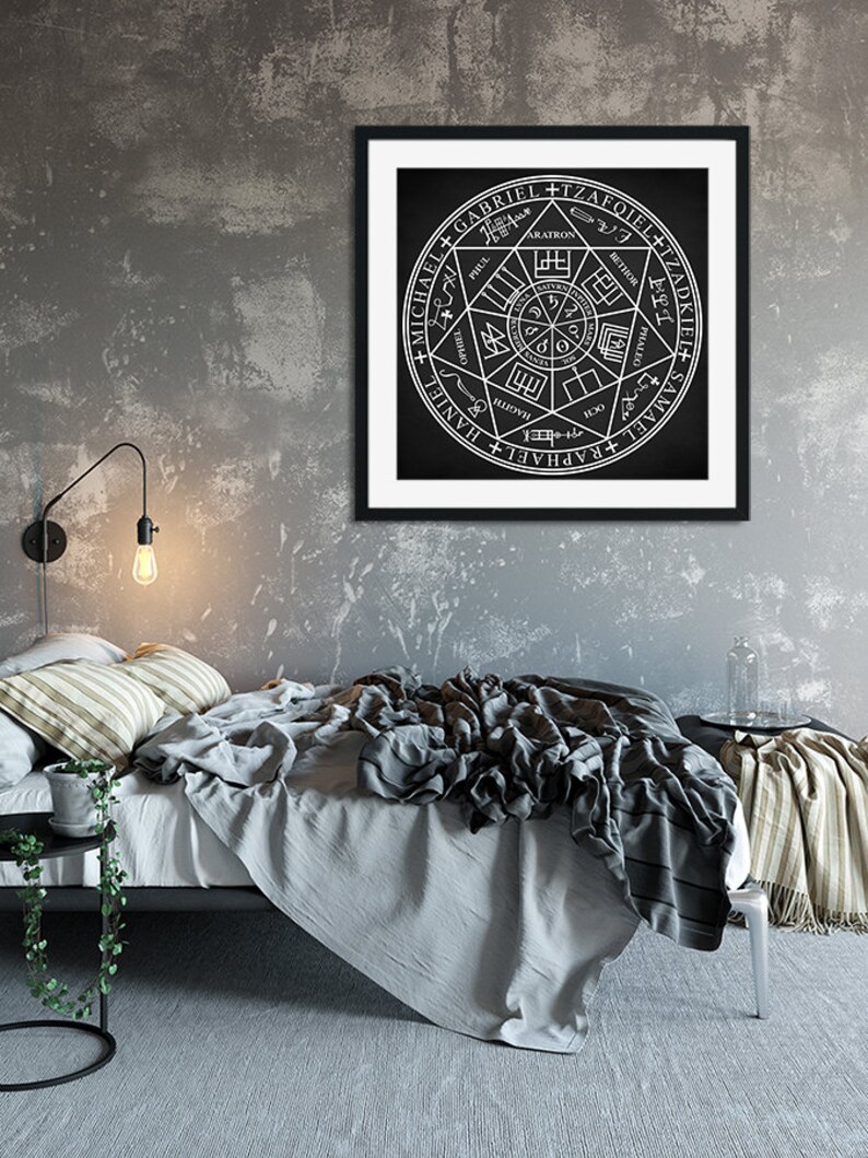 Seals of the Seven Archangels Art Print Sacred Geometry | Etsy