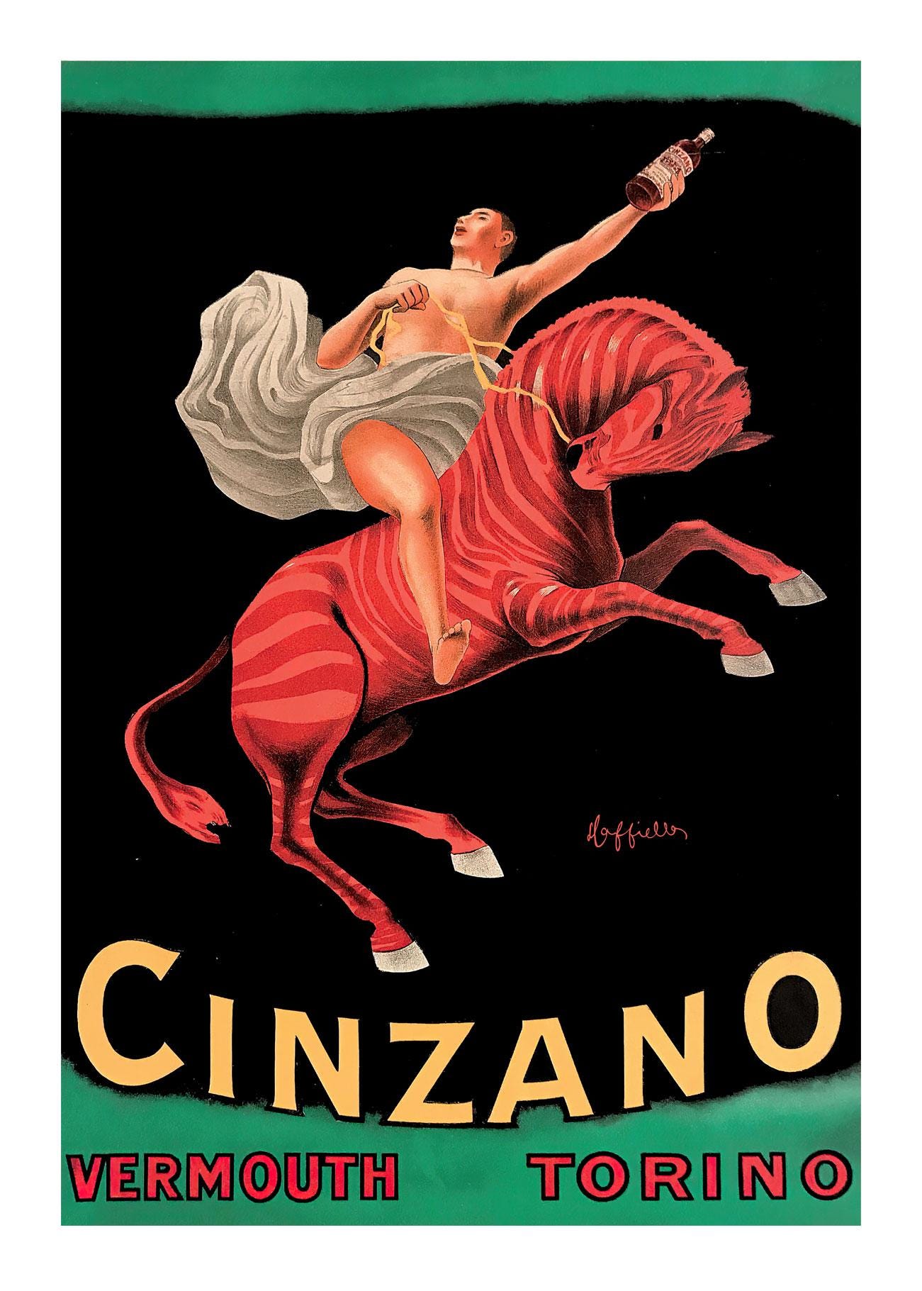 Cinzano Vermouth Torino by Leonetto Cappiello - Art Print