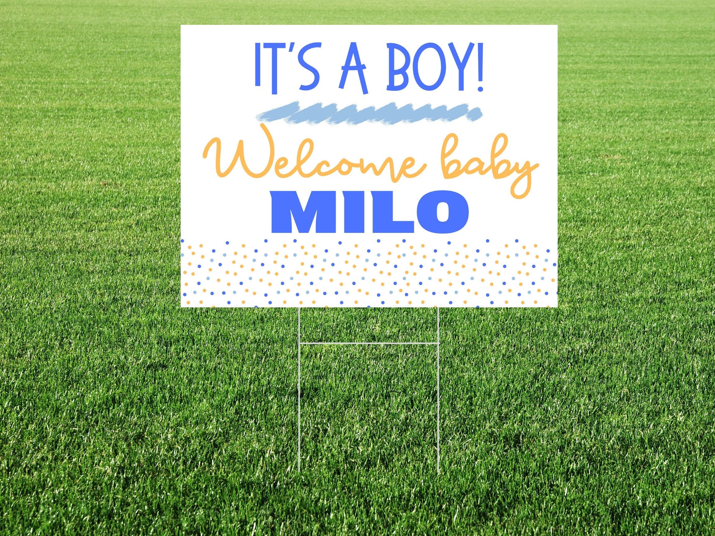 It's a Boy Yard Sign Baby yard sign baby yard Etsy