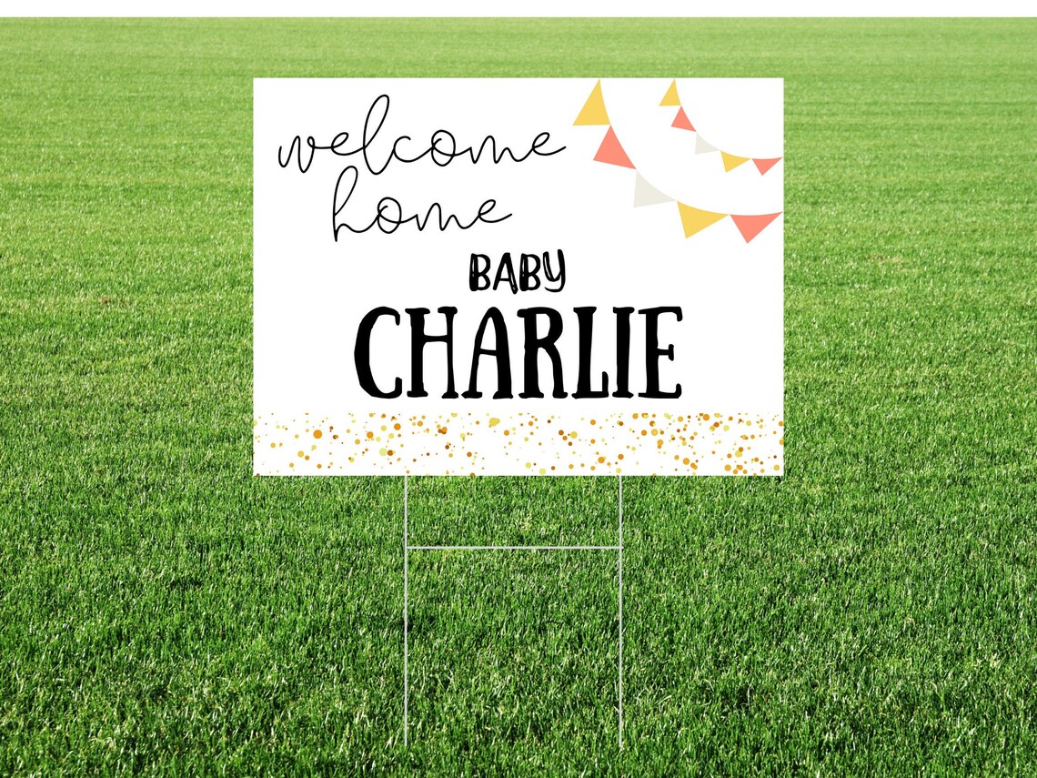 Baby Yard Sign Etsy