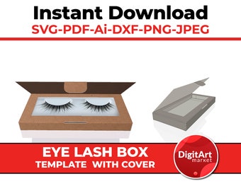 Lash Box Svg Etsy
