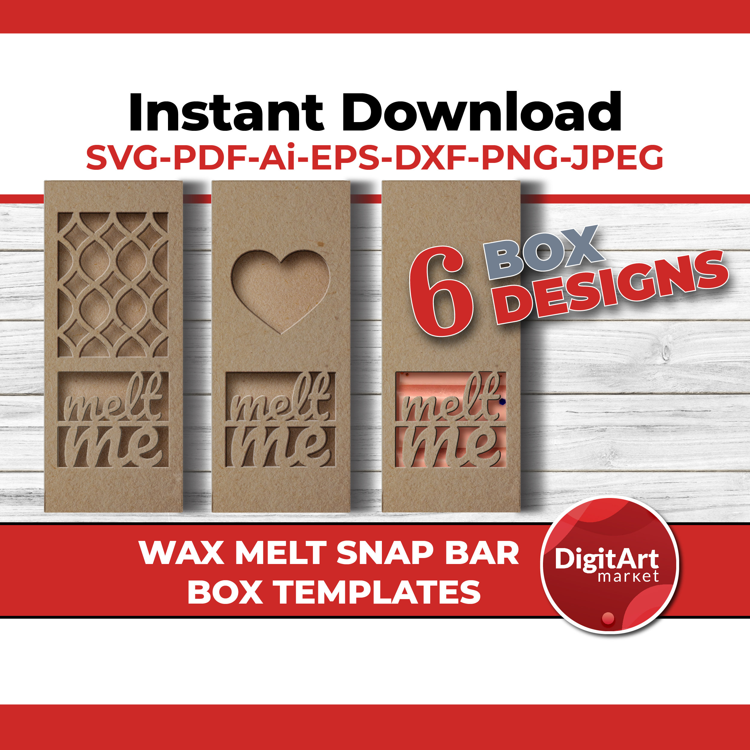 5 Cell Snap Bar Box Svg Soy Wax Melt Snap Bar Box Template Etsy New Zealand