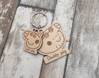 pig keyring. A great gift from those little piggy's for birthdays or fathers / mothers day.