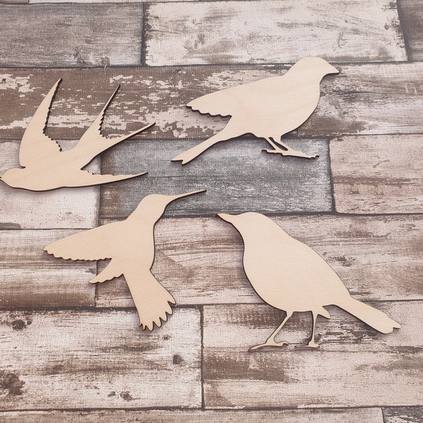 Birchwood ply bird blanks for crafters