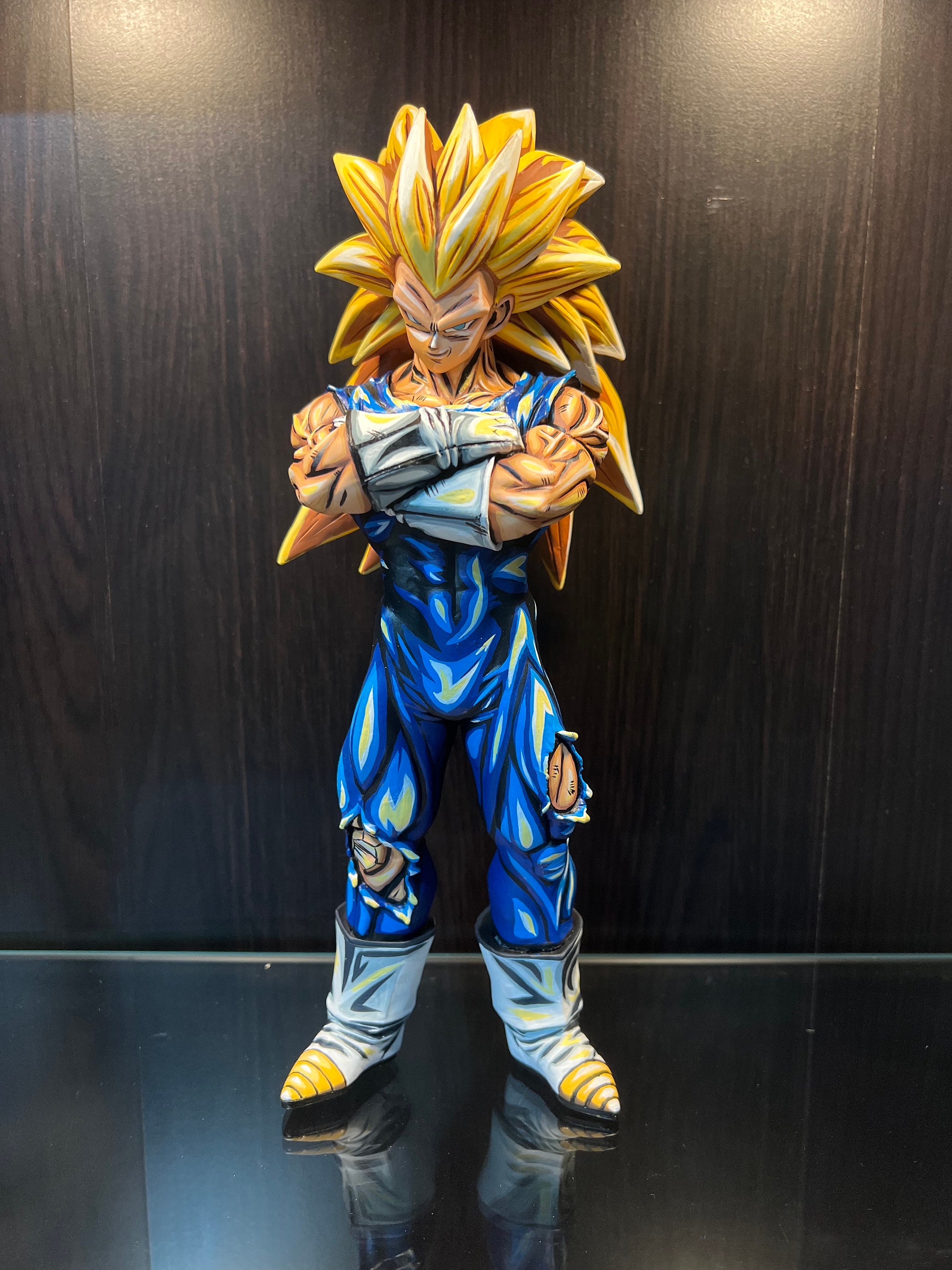 Black Goku 2D Dragonball Figure Repaint – Lyk Repaint