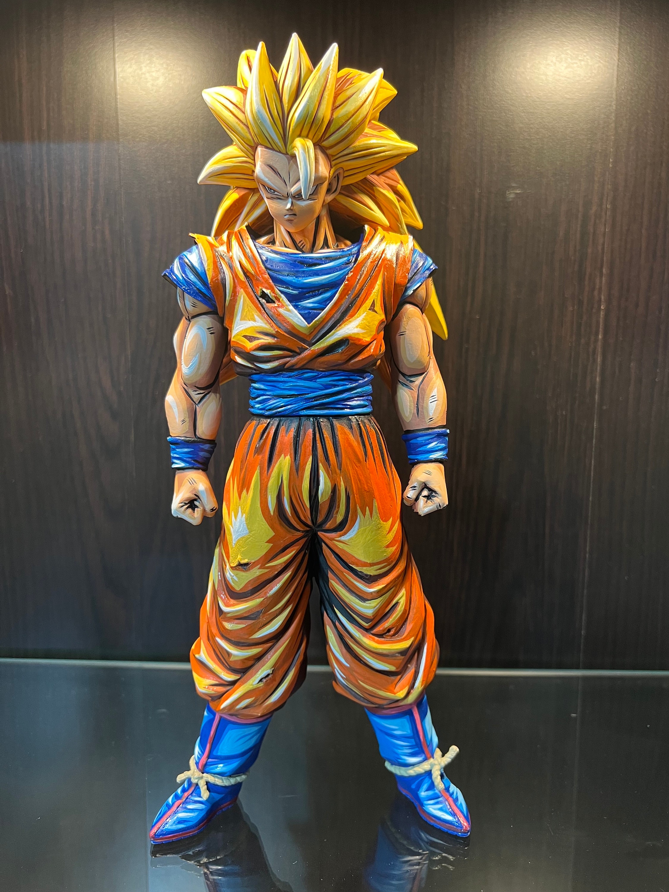 Dragonball Z SMSP Goku SS1 Figure 2-Dimension Repaint Version 1/6