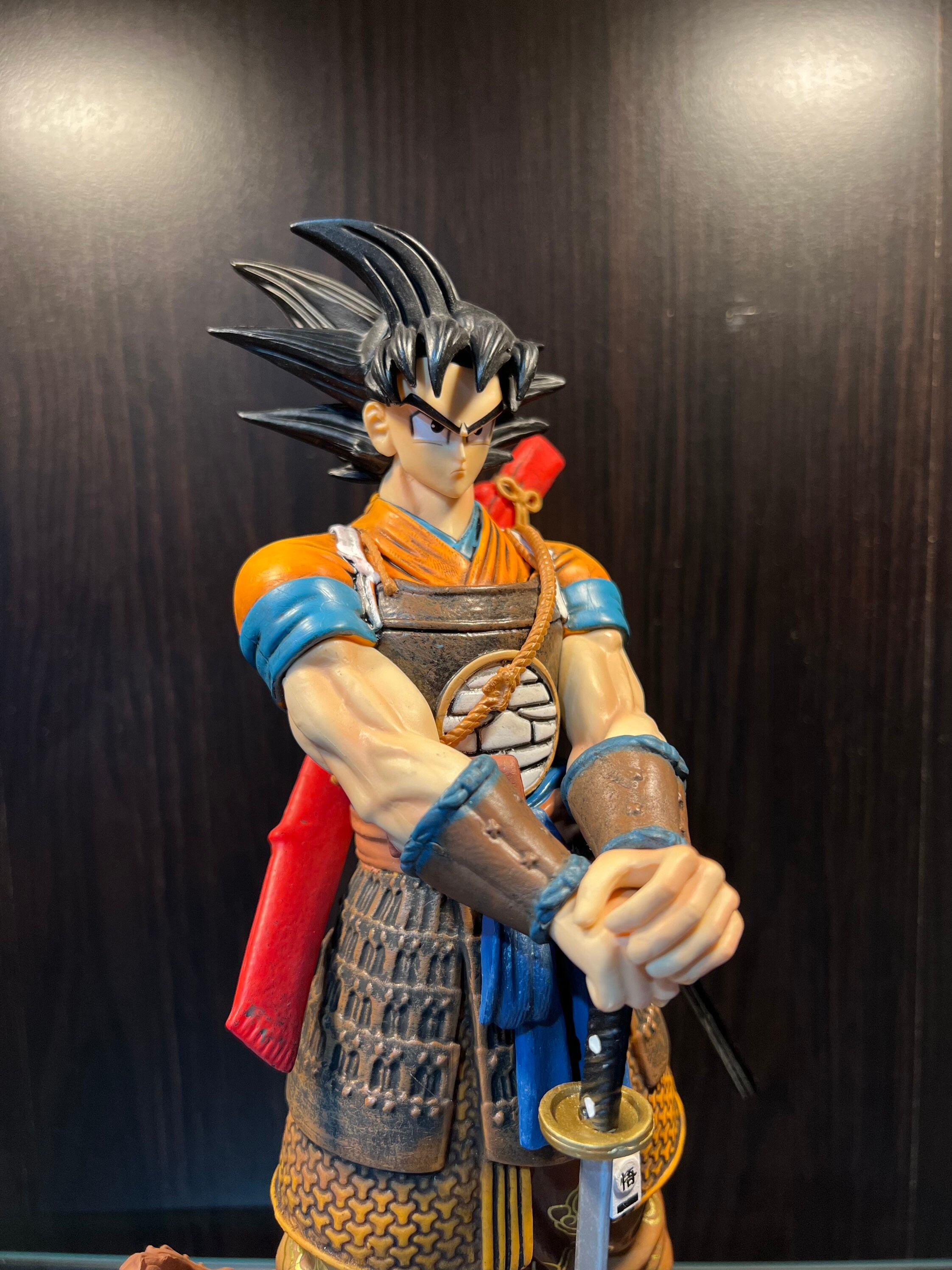 30cm Anime Goku Dragon Ball Figures GK Son Goku Son Gohan Father Holding  His Son Action Figures PVC Collection Model Statue Toys