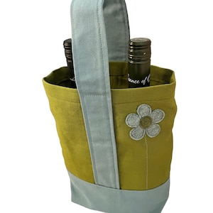 Canvas Wine Totes - Double Bottle Carrier