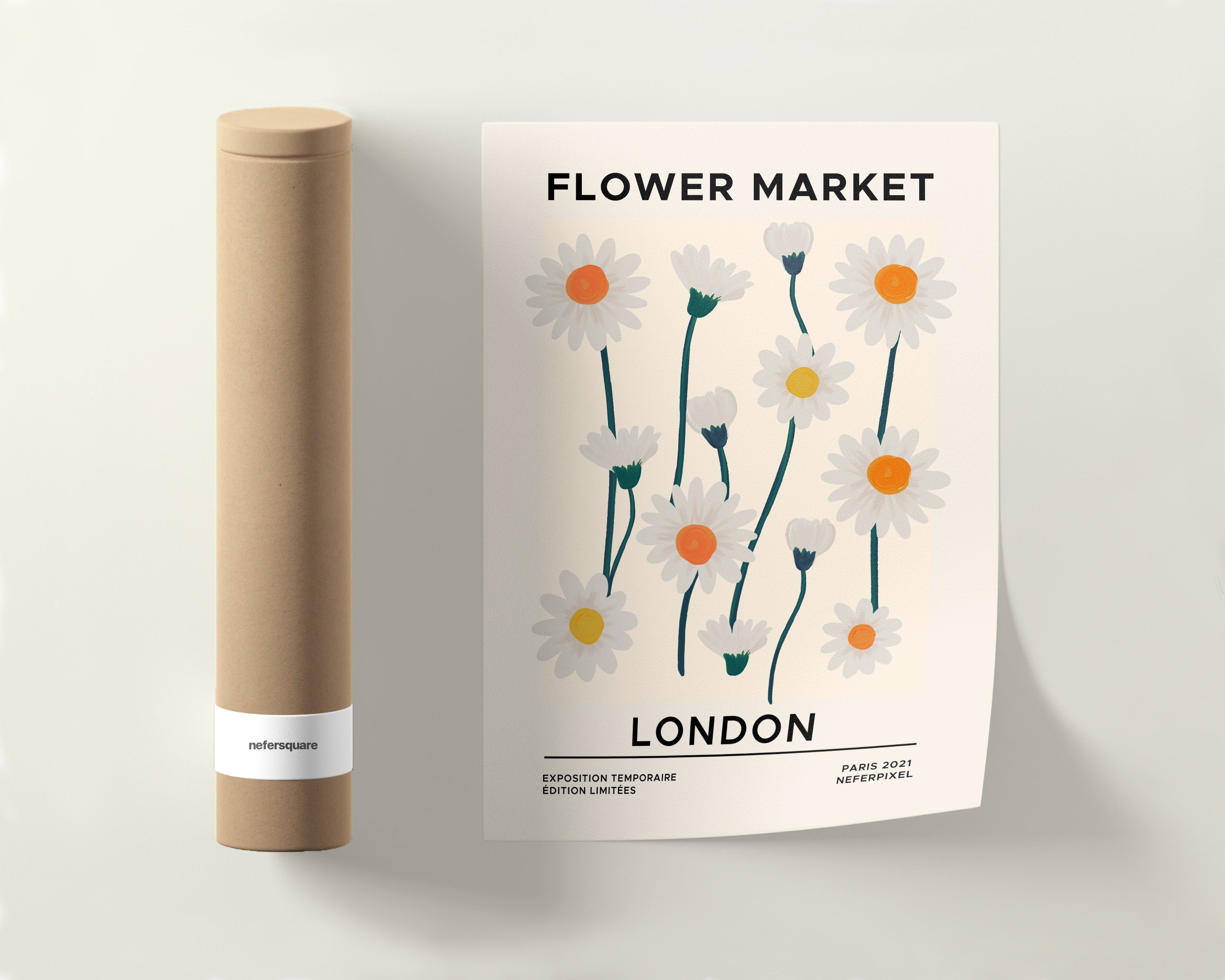 London Flower Market Print Flower Market Poster Flower Wall Etsy