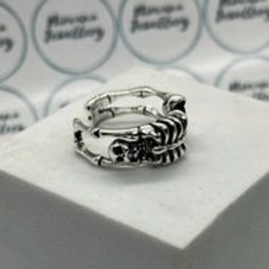 Adjustable Skeleton Ring, Gothic Ring