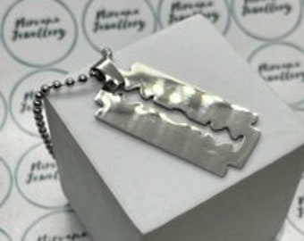 Razor Necklace, Dark Necklace