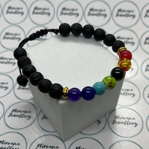 Chakra Bracelet, Adjustable Bracelet, Yoga Bracelet,  Meditation Bracelet
