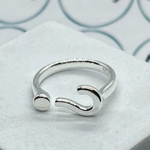 Adjustable Question Mark Ring