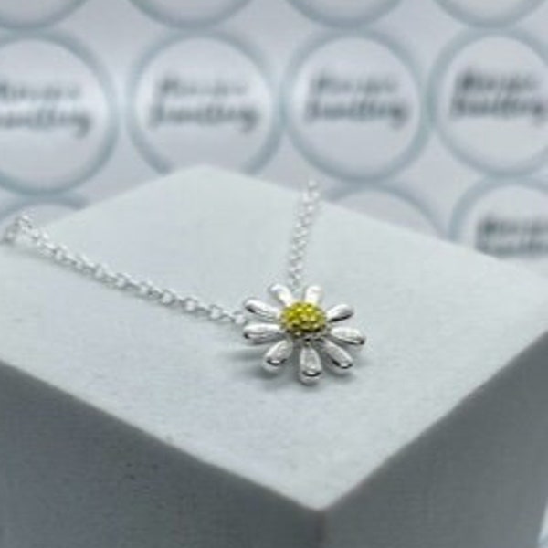 Daisy Necklace, Flower Necklace, Dainty Necklace