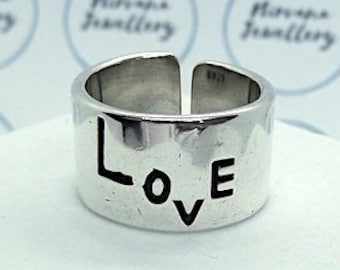 Adjustable Love Ring - Love Band Ring