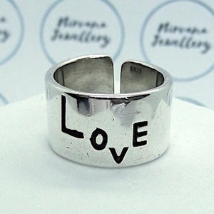 Adjustable Love Ring - Love Band Ring