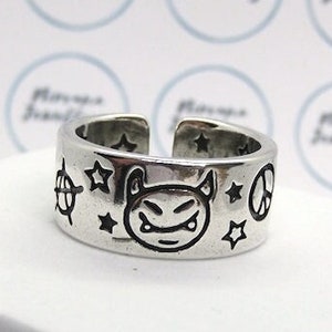 Adjustable Devil Ring - Vampire Ring