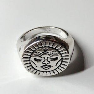 Sun Face Ring, Sun Ring