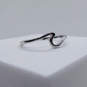 Dainty Wave Ring - Beach Waves Ring