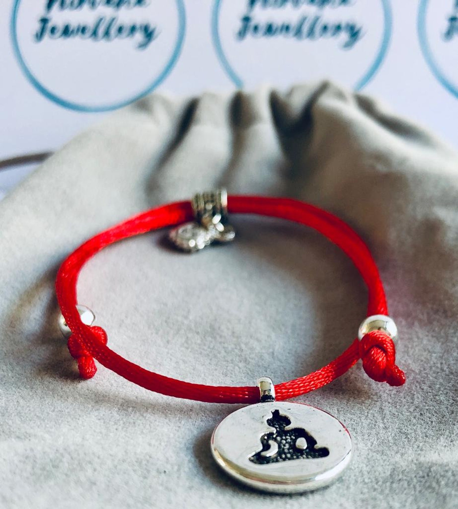 Handmade Red Buddhist Bracelet Tibetan Bracelet Thread Etsy